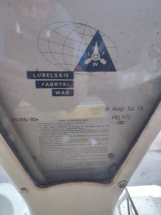 Waga  sklepowa szalkowa PRL