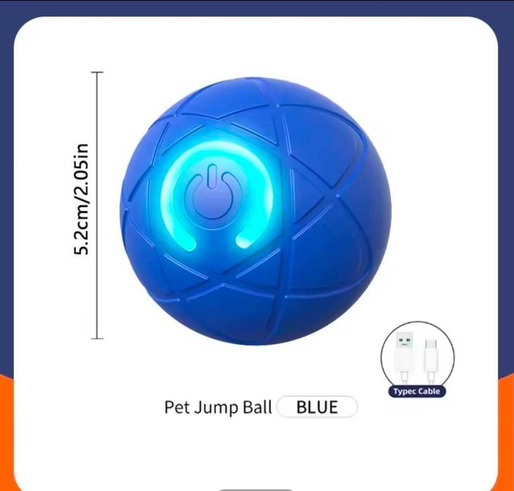 Piłka Interaktywna zabawka dla zwierząt piłka skacząca dla psa kota