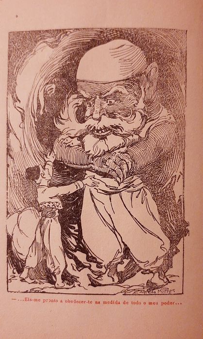 A Lâmpada de Aladino e Outros Contos: ilustrações Alfredo Morais 1953