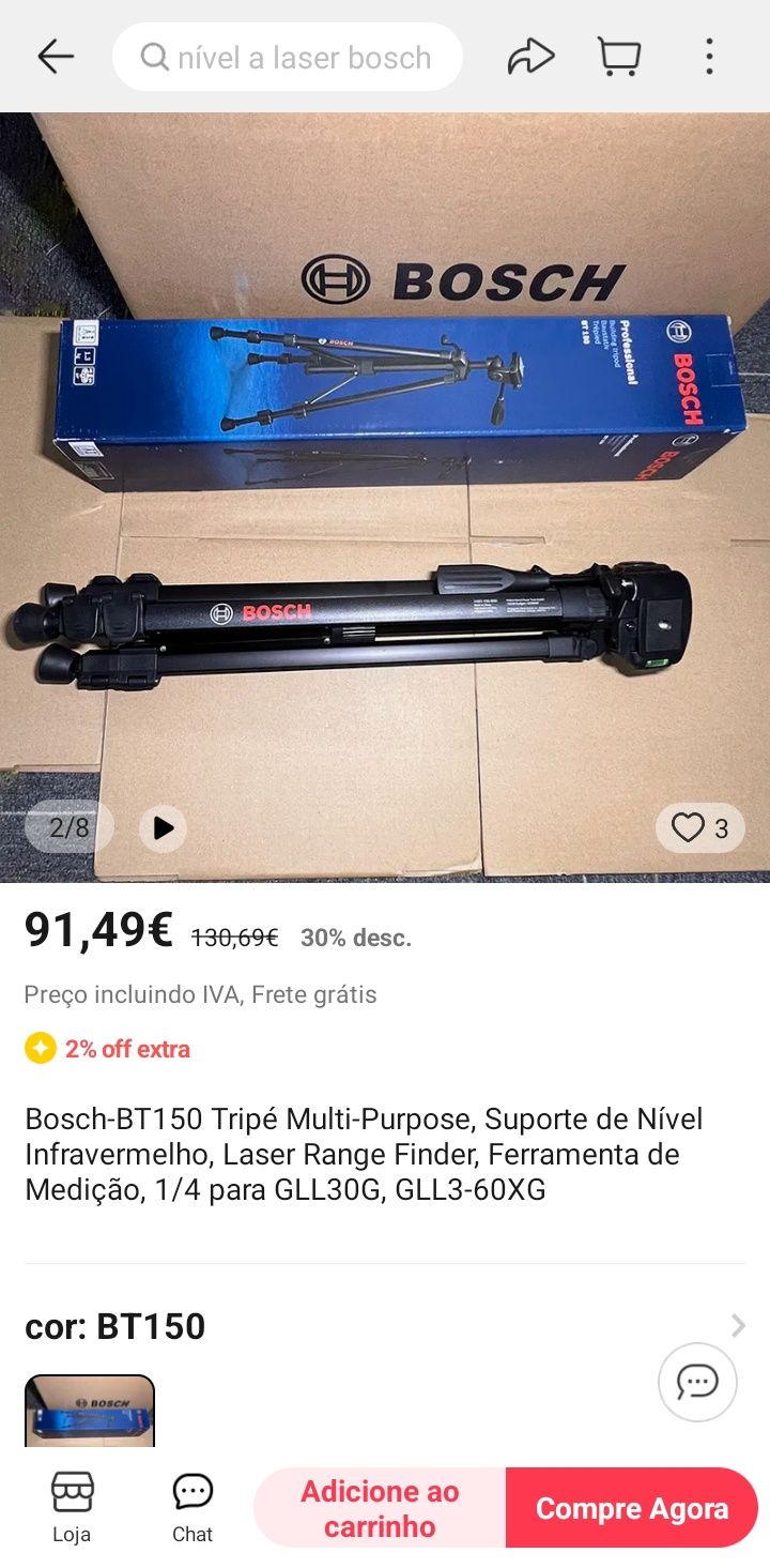 Vendo tripe boche bt 150