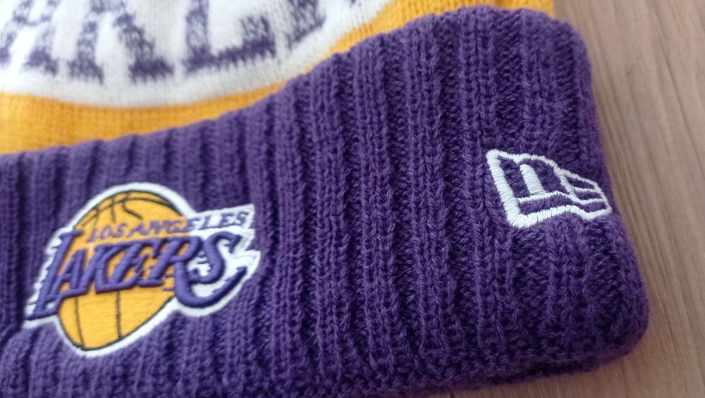 Czapka zimowa NBA Los Angeles Lakers New Era
