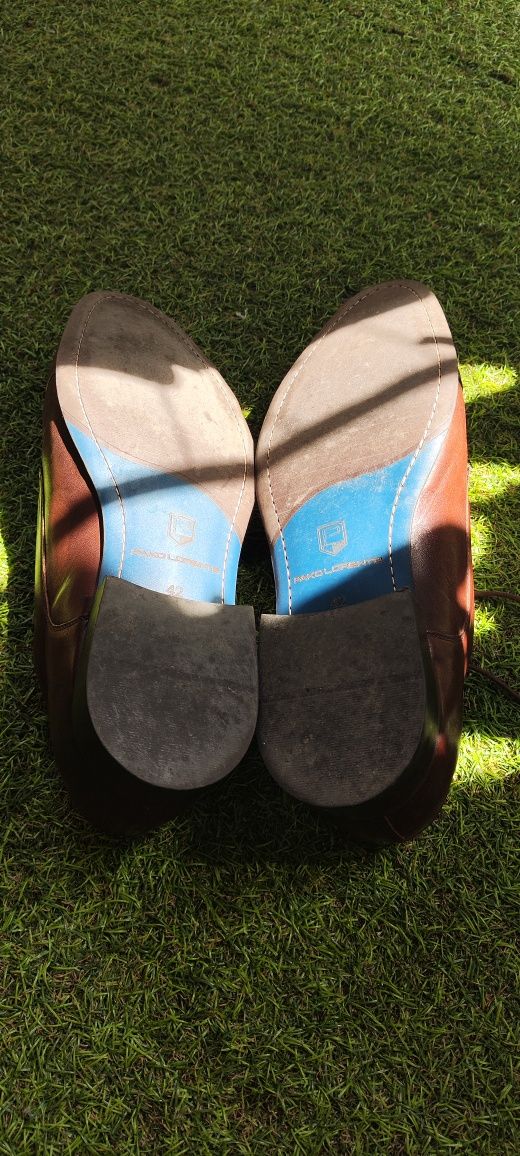 Buty męskie, lakierki/mokasyny - Paco Lorente 42, bdb.