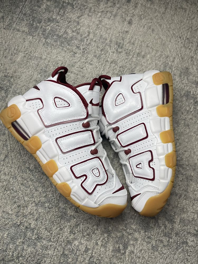 Nike Air More Uptempo 36.5 Burgund White *NOWE*