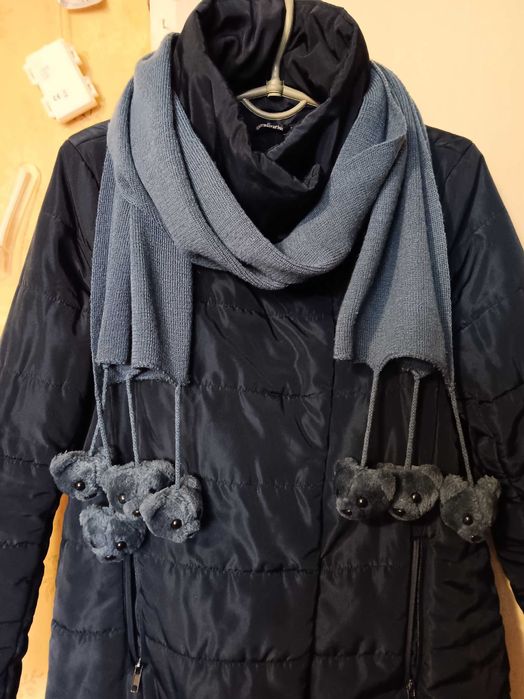 Куртка Bershka S женская синяя