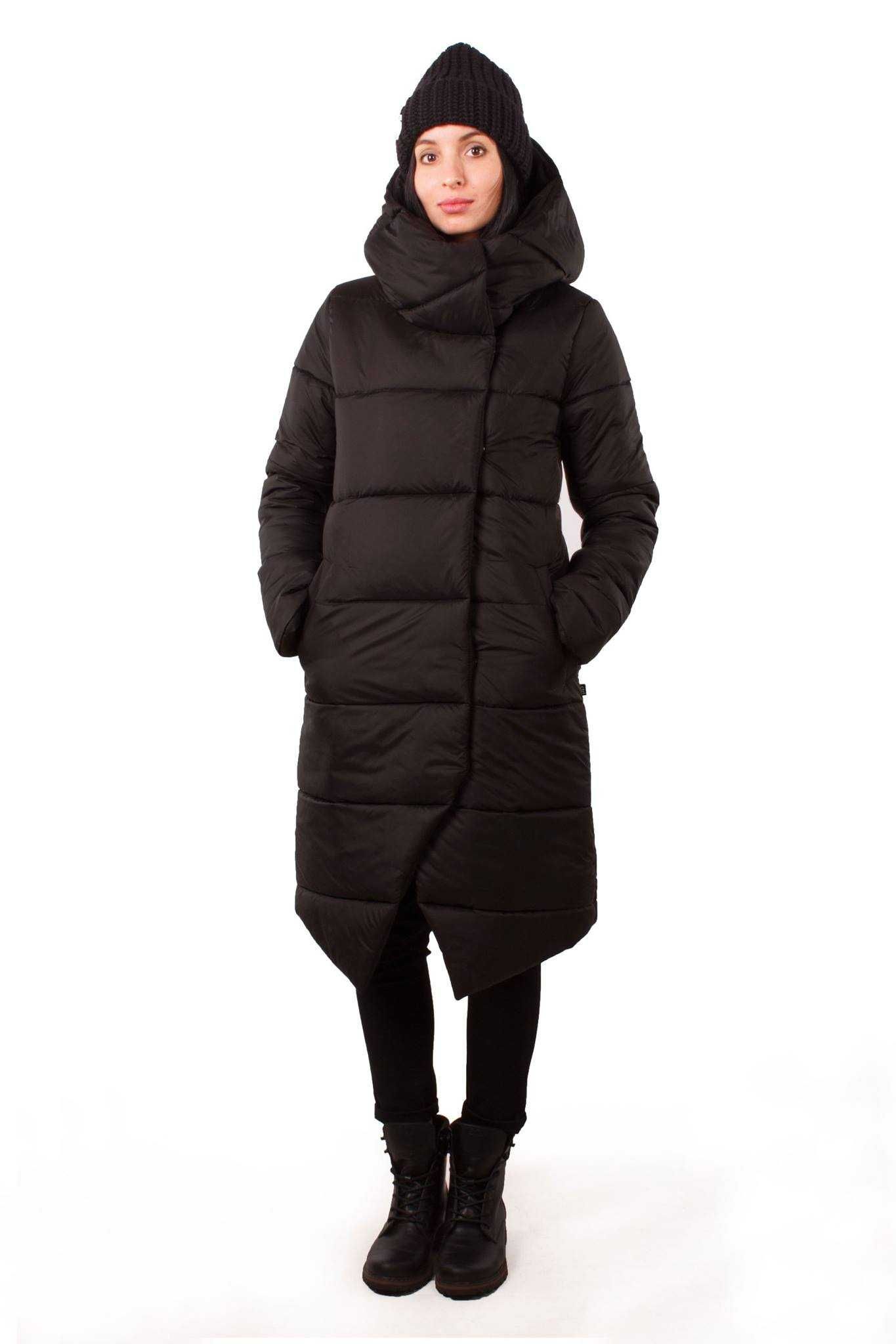 Чорний зимовий пуховик куртка до -20 від українського бренду сtrl wear