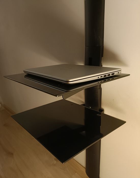 2 x Półka slimstyle MELICONI Audio-video Shelf Plus Czarny