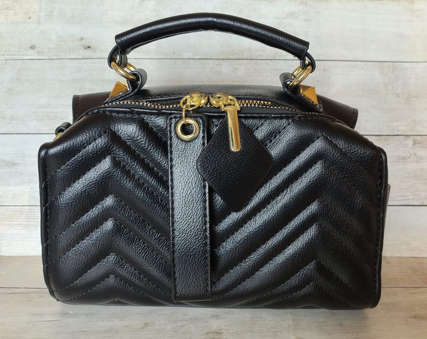 Сумочка жіноча чорна Chanel крос боді Шанель Безкоштовна доставка