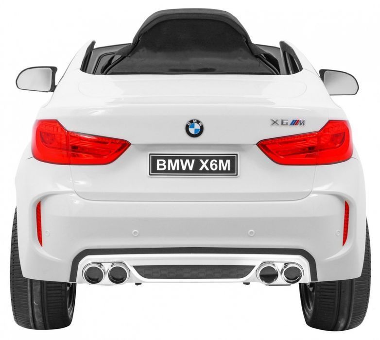 BMW X6M autko na akumulator dla dzieci białe - EkstraZabawki.pl