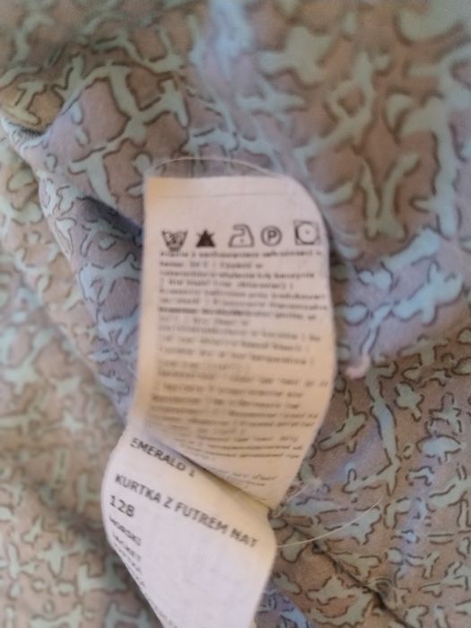 Zimowa kurtka Wójcik dziewczynka 128
