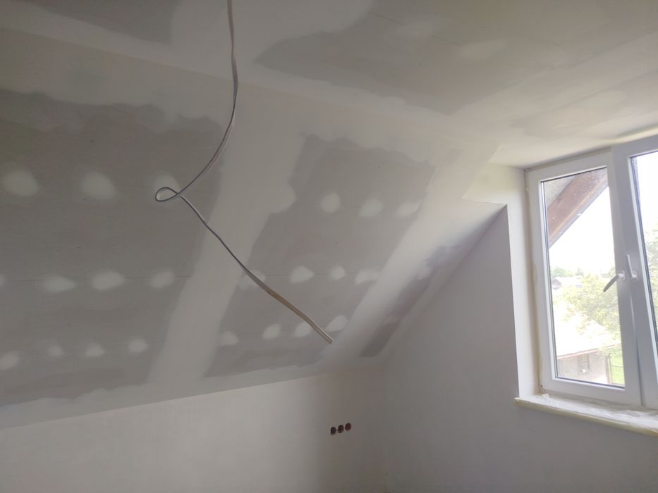 Poddasze ścianki   sufity GK sucha zabudowa remoty wnetrz i Armstro