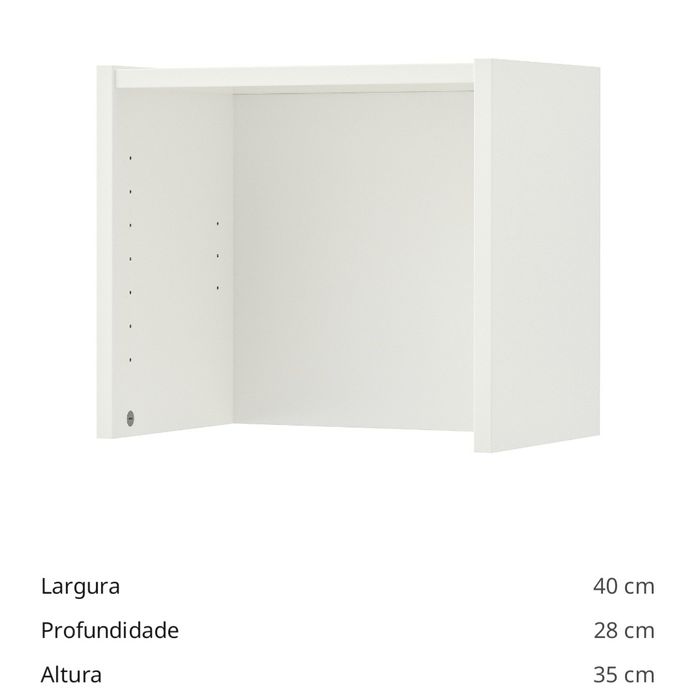 Estante ikea branca