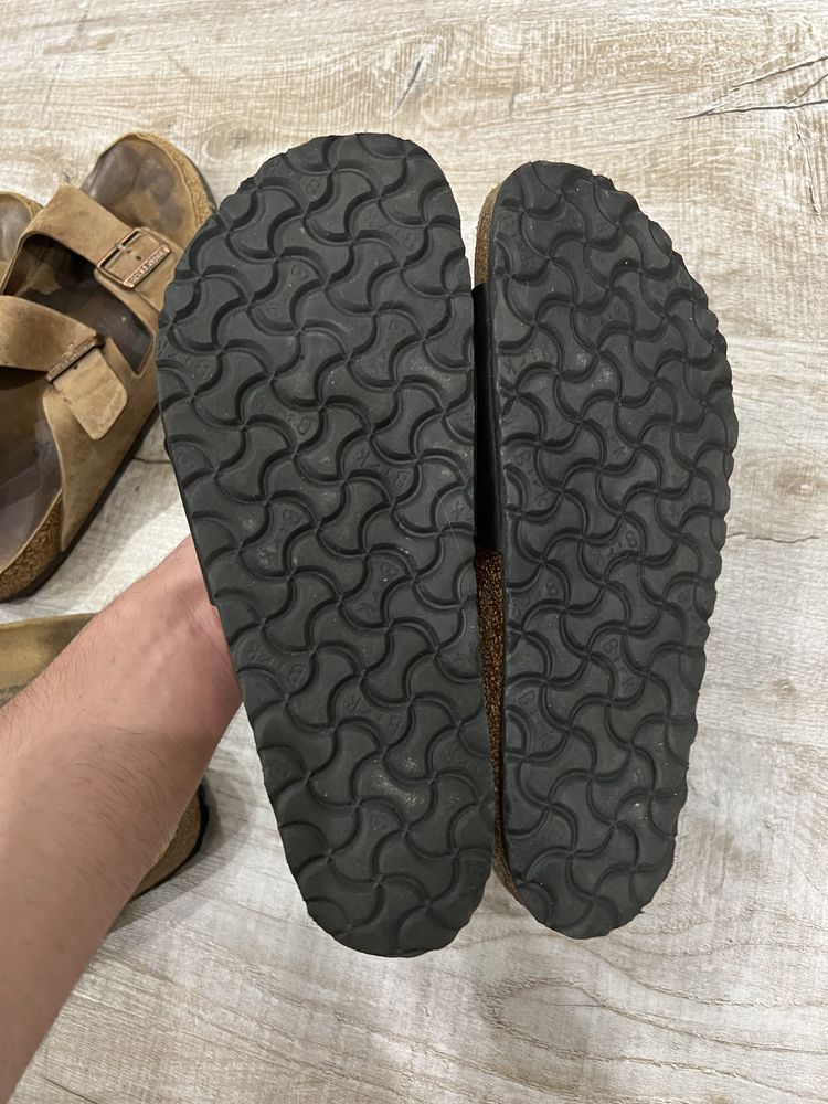 Тапки шльопанці birkenstock оригинал кожаные