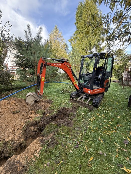 Usługi minikoparką/wywrotka/autolaweta/wypożyczalnia/wolne terminy
