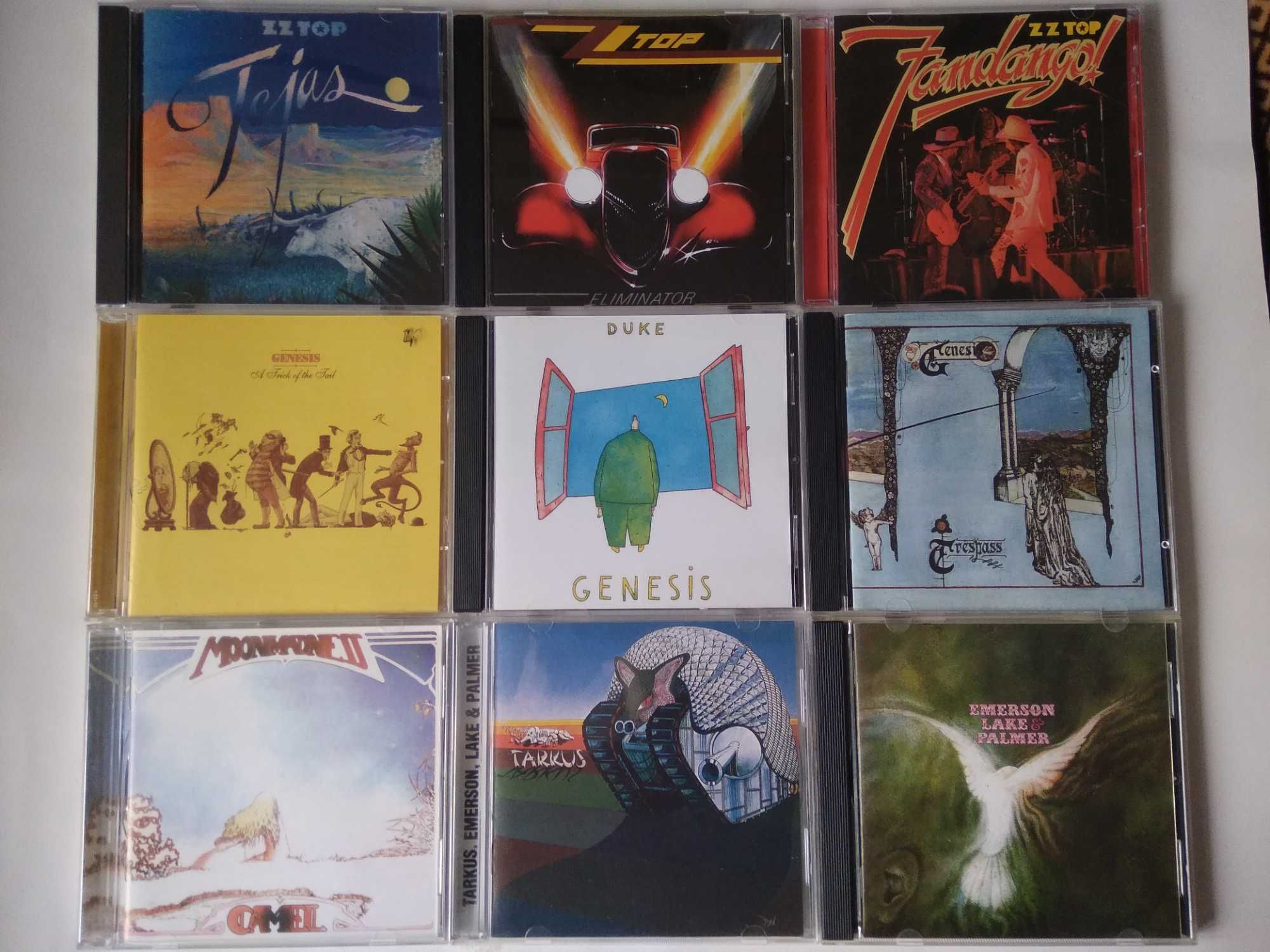 Genesis/ZZ Top/cd-диски.