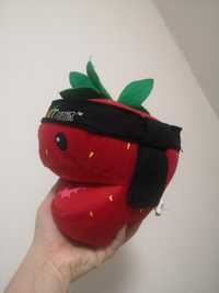 Ніндзя фрукт полуниця ninja fruit м'яка іграшка з шариками всередині