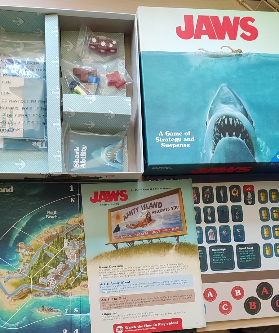 Настольная игра Ravensburger Челюсти / Щелепи / Jaws