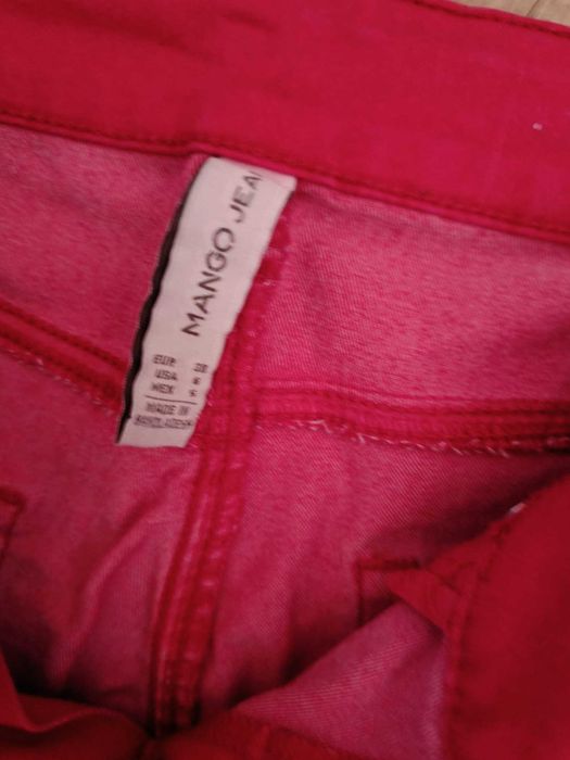 Calças vermelhas Mango 38