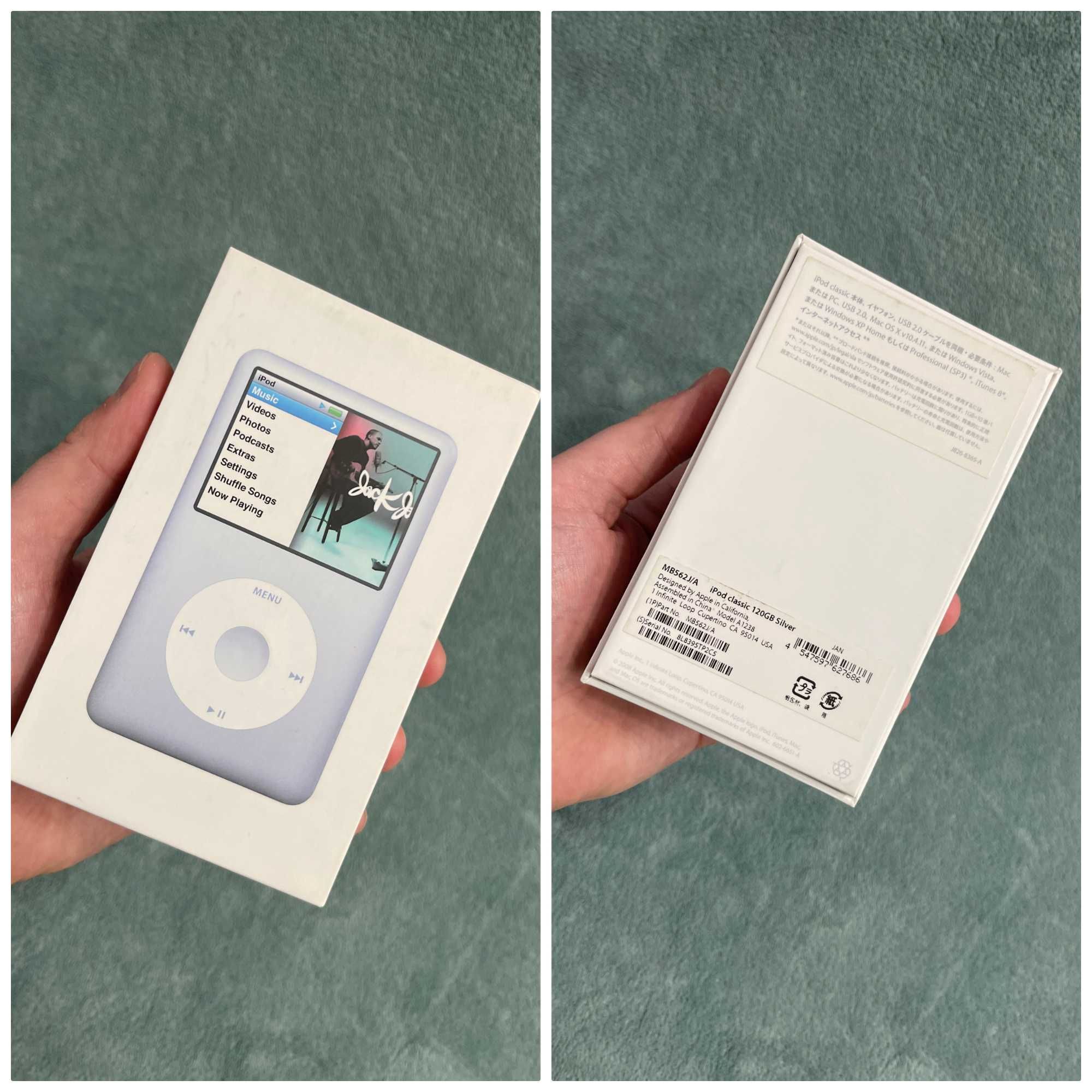 Apple IPod Classic 120GB Комплект S/N 8L8395TP2C5 A1238 (6 7) НП Ок