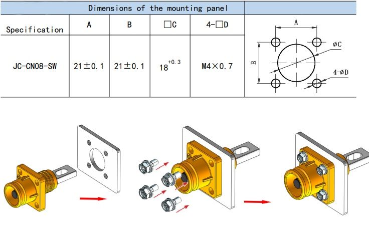 Роз'єм силовий для АКБ CN06, CN08-SW, 120A, 200A комплект