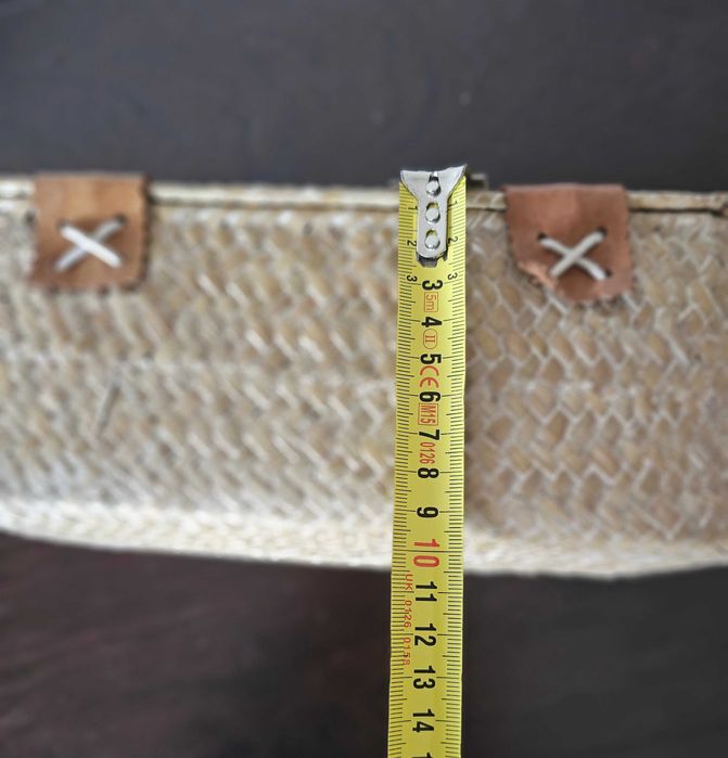 Caixa arrumação com fecho em vime