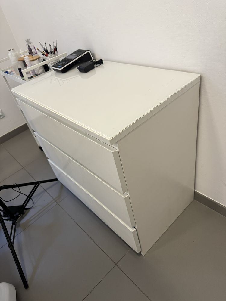 Komoda Malm Ikea biała