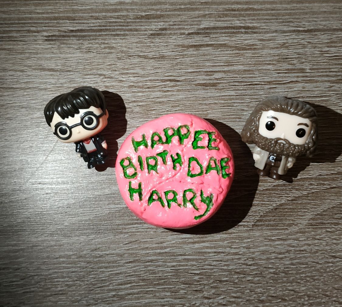 Harry Potter Hagrid Tort urodzinowy Replika Handmade