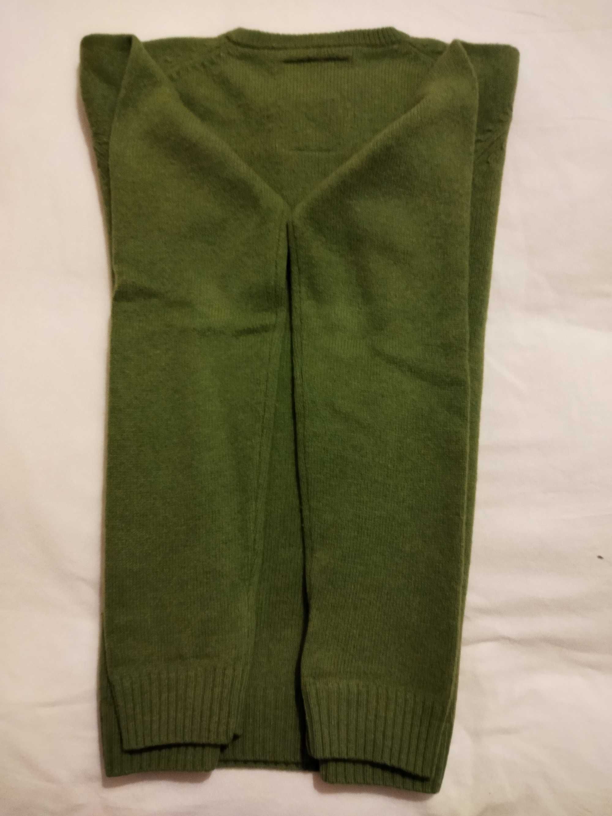 Camisola de lã Springfield verde [tamanho S]