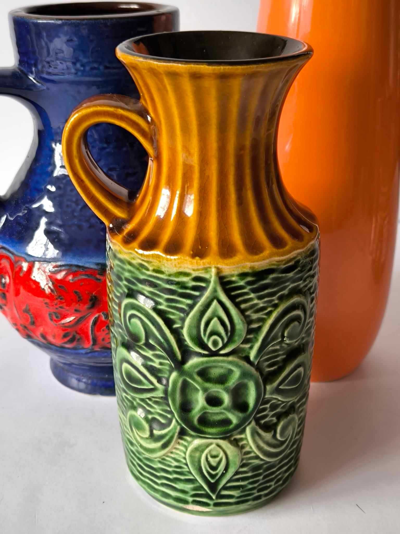 Stara ceramika niemiecka Bodo Mans Bay 69 20 Design WGP Vintage