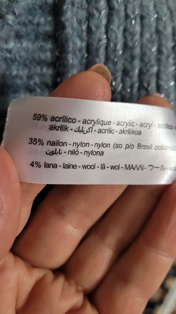 Sweter z bufiastymi rękawami Zara
