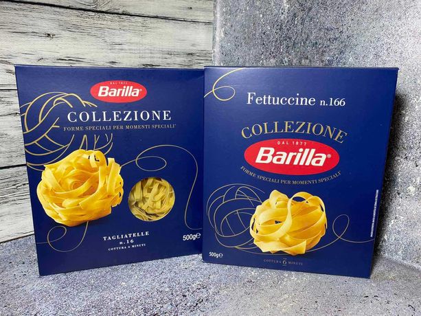 Макарони Barilla №16 tagliatellш та №166 fettuccine