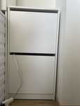 Sapateira branca IKEA