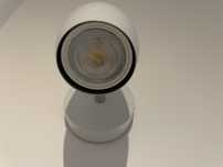 Lampa scienna biala