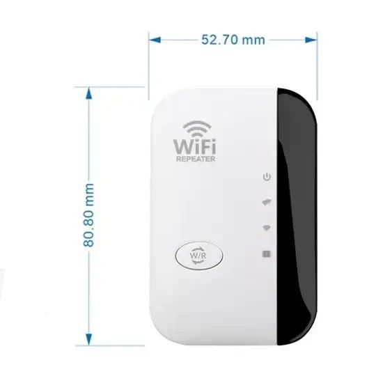 Підсилювач WiFi до 300 мбіт/с, від мережі, MT02 / Вай фай ретранслятор