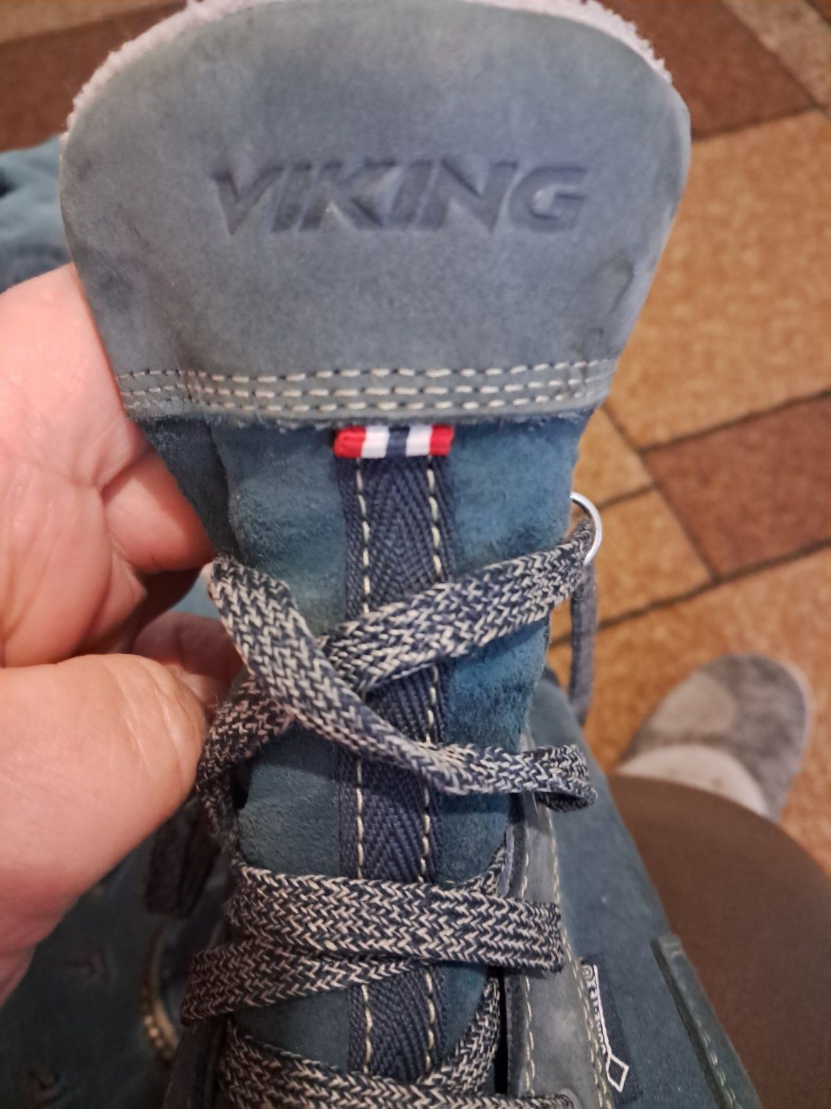 Ботінки шкіряні Viking на мембрані Gore-Tex водоодпорні. Розмір 47