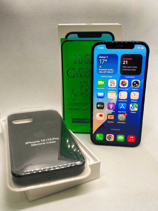 Iphone 12 Azul 128GB (Perfeito)