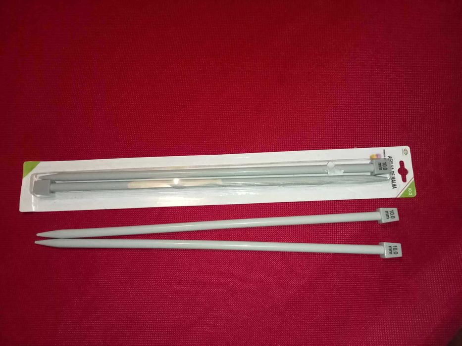 Agulhas tricot 10mm