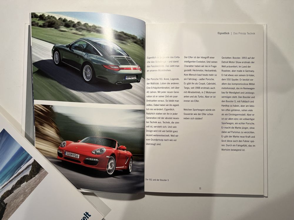Prospekt, katalog Porsche