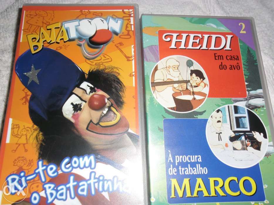 Vários filmes em VHS