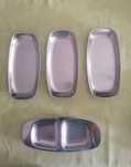 Travessas inox, 4