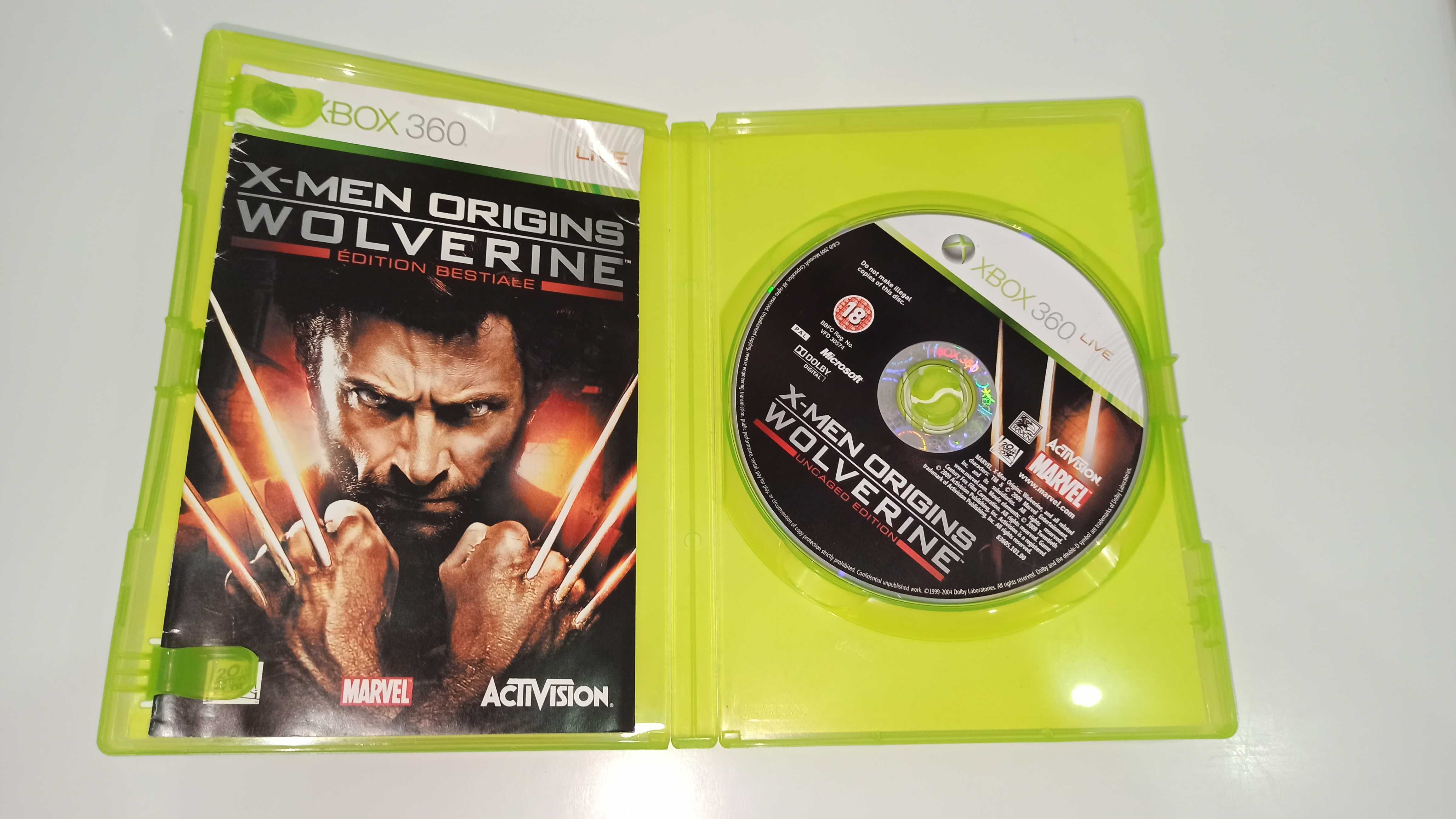 xbox 360 X-MEN ORIGINS WOLVERINE kompletne wydanie unikat