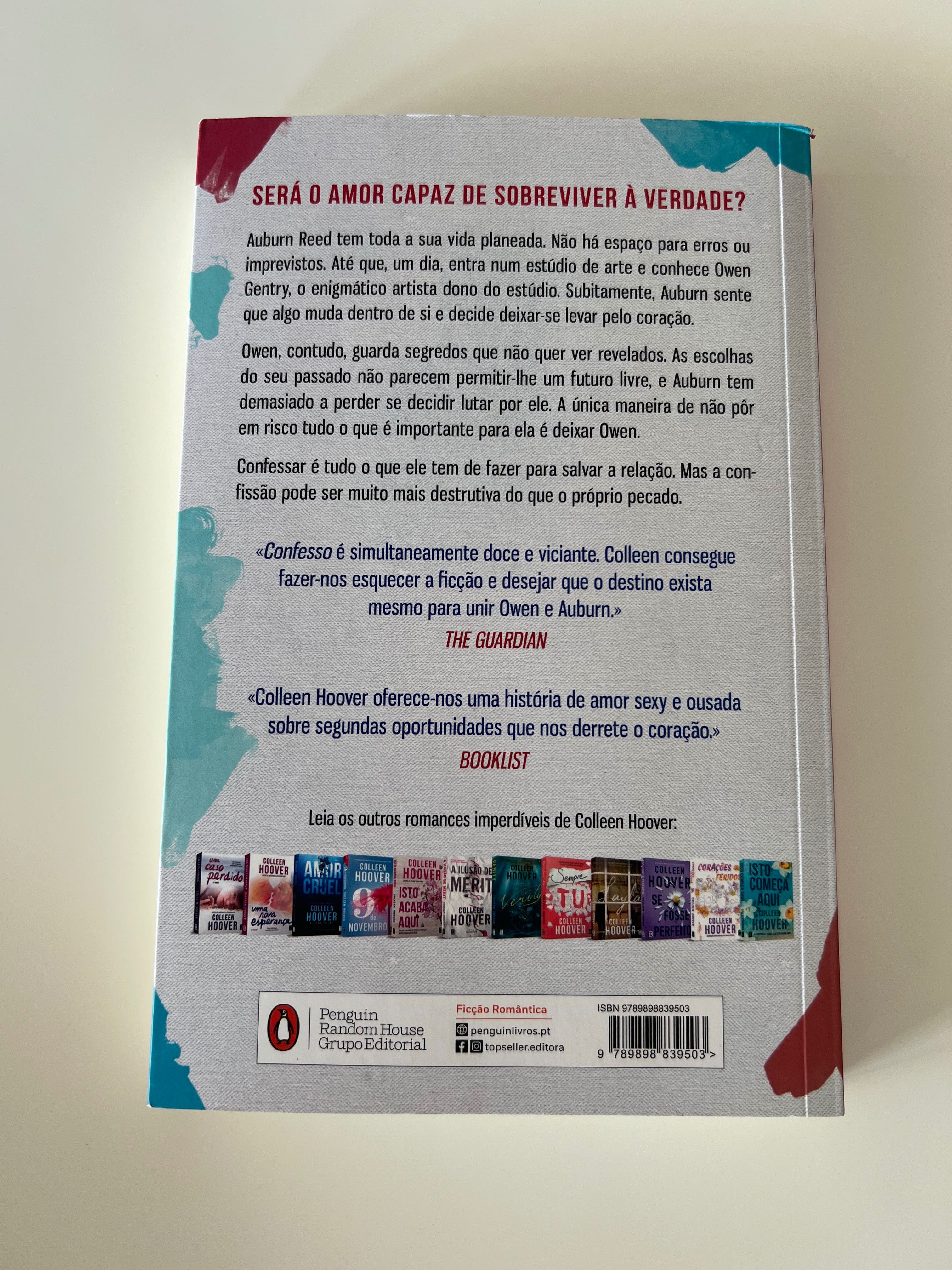 Confesso, Colleen Hoover (portes incluídos)