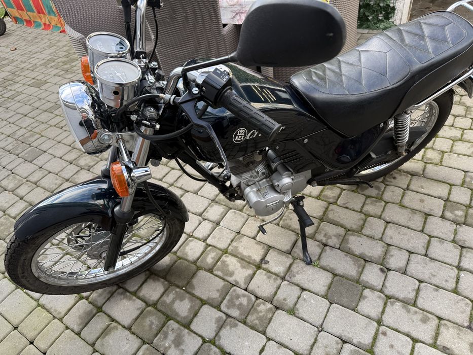 Motocykl Rex Cruiser 125  . Transport , raty