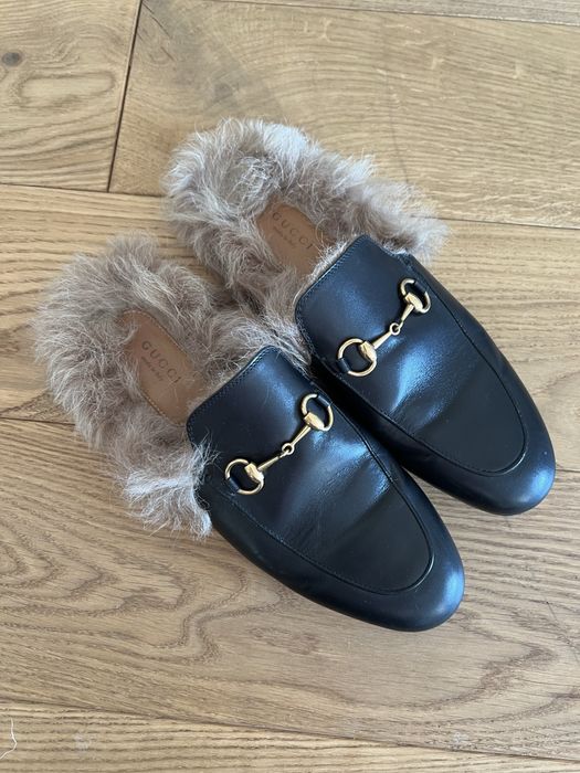 Gucci хутряні мюлі оригінал
