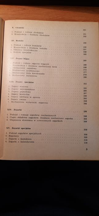 Technologia mechanizmów zegarowych Mechanizmy
