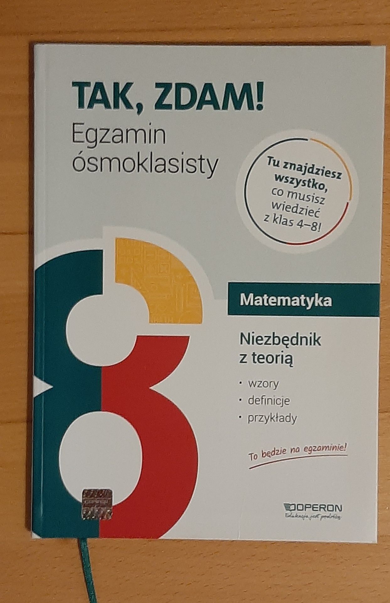 Niezbędnik z teorią egzamin ósmoklasisty matematyka