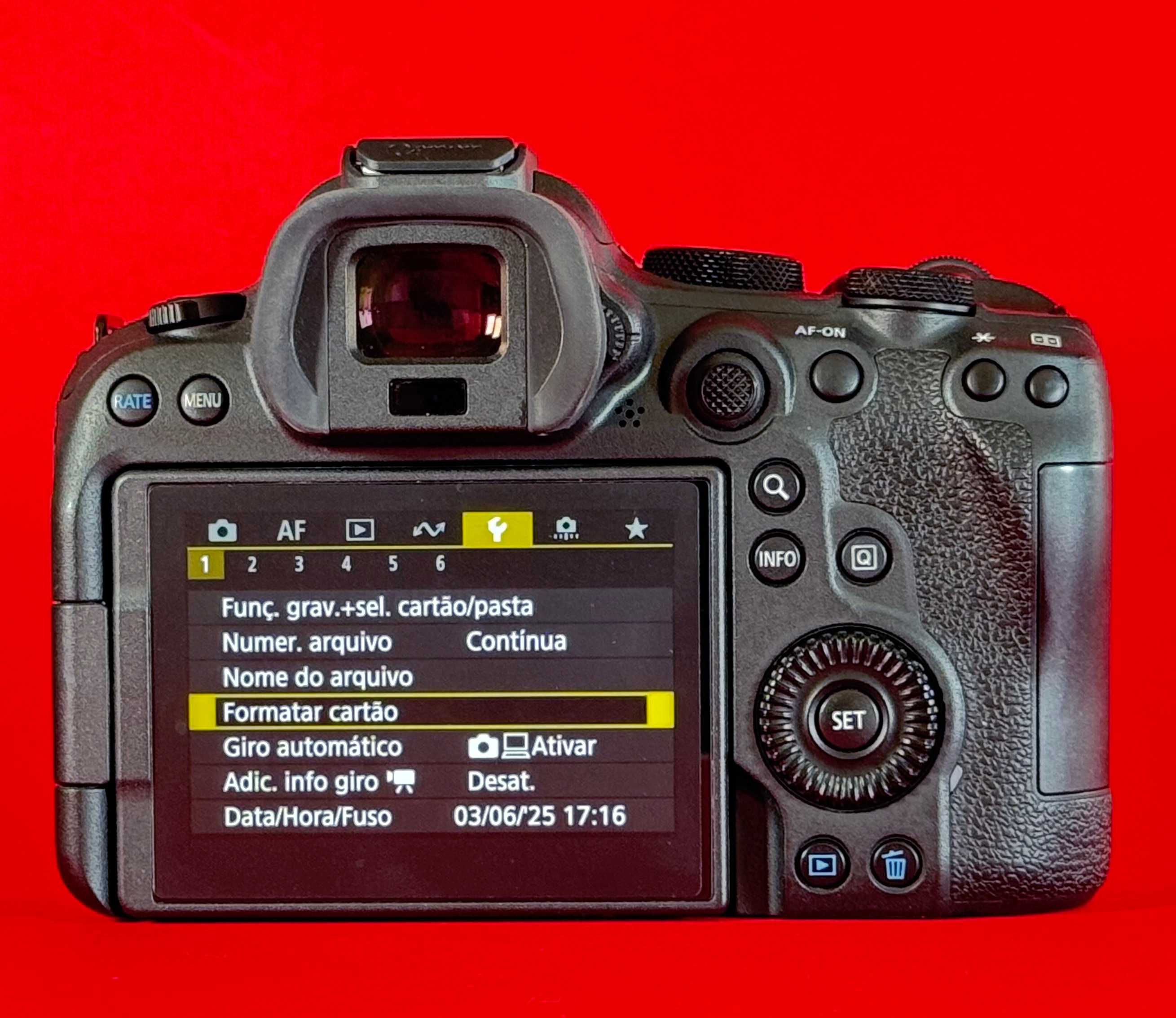 CANON Mark II R6 COMO NOVA E COM CAIXA
