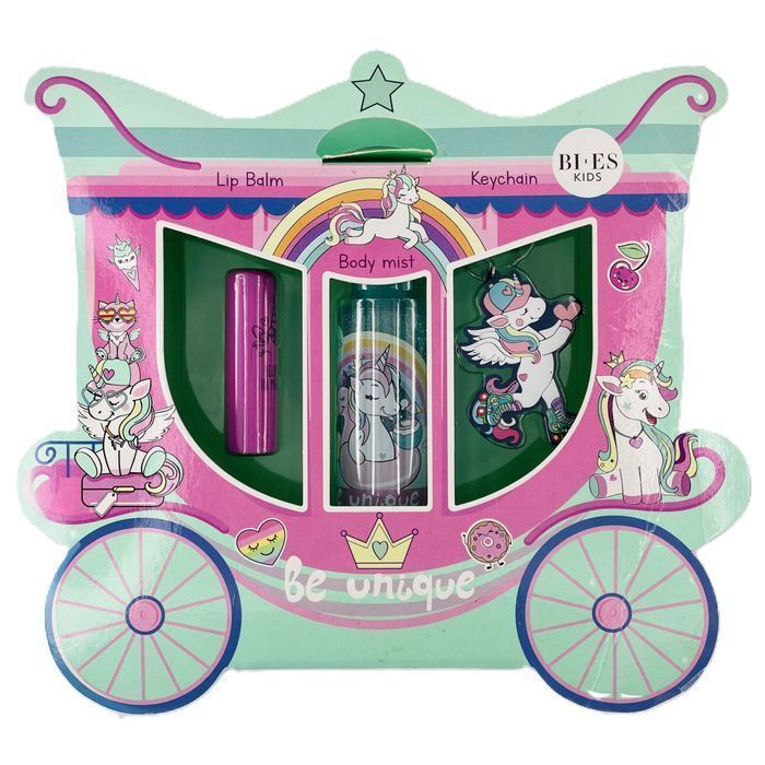 Zestaw Kosmetyków Dla Dzieci Bi-Es Jednorożec Unicorn Turkus