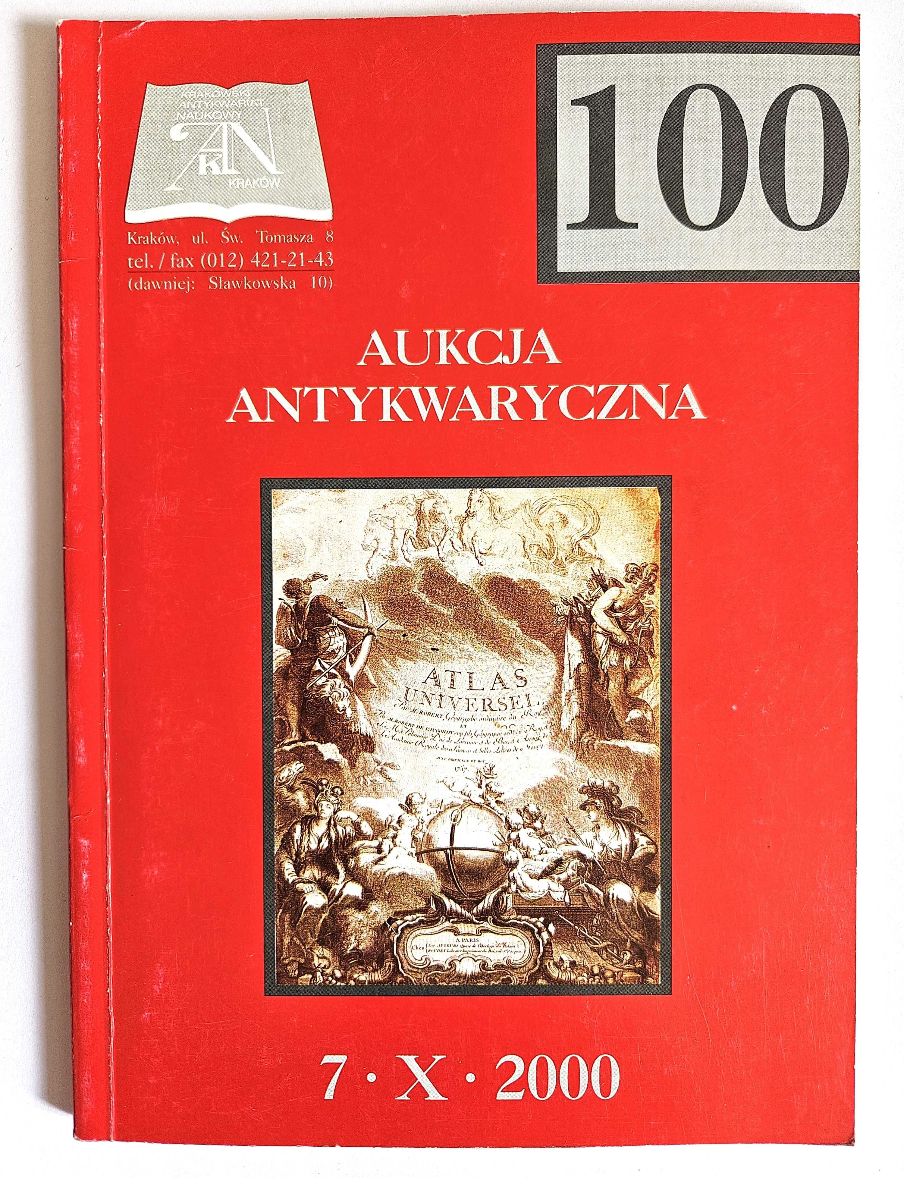 Aukcje antykwaryczne 100 / 2000