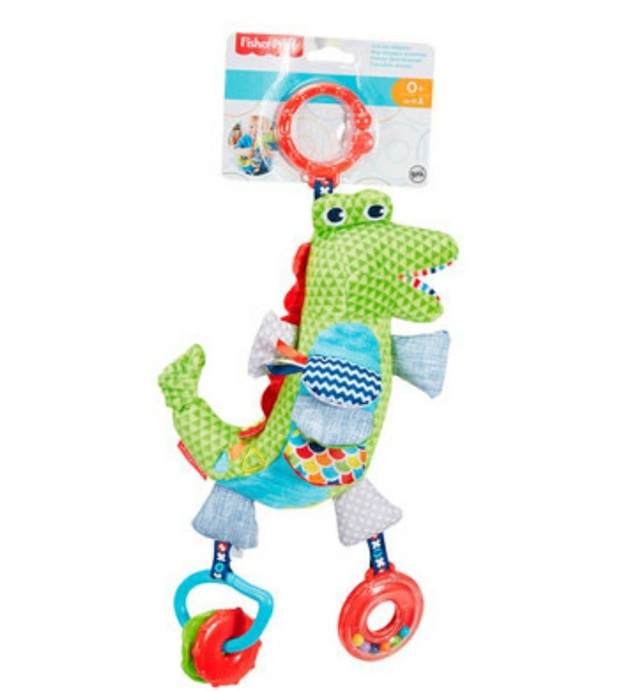 Мягкая игрушка/подвеска крокодил Fisher Price