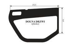 szyba drzwi dolna Manitou MVT 10100 , 1232, 1232 Turbo Confort ACX570i